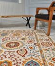 MYSTIC WOOL-BAMBOO RUG - STONE