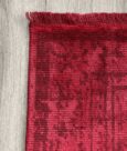 KASHMIR WOOL-VISCOSE RUG - RED