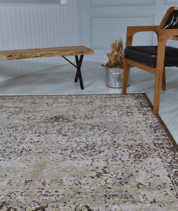 ROYAL WOOL-BAMBOO RUG – BITTER