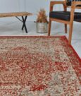 ROYAL WOOL-BAMBOO RUG - RED