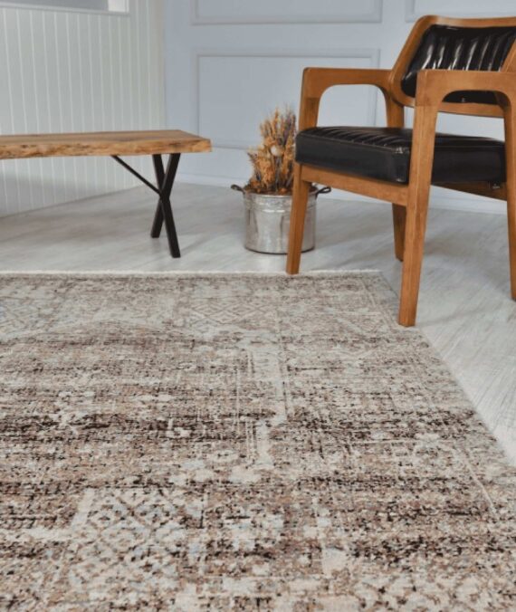 HAMPTON WOOL-BAMBOO RUG – BITTER