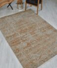 HAMPTON WOOL-BAMBOO RUG - DAMSON