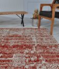 HAMPTON WOOL-BAMBOO RUG - RED