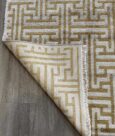 MAZE BAMBOO RUG - GOLD