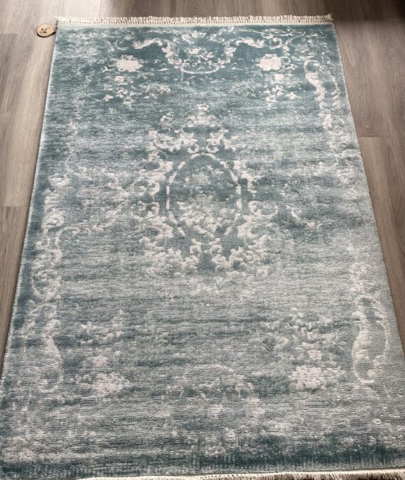 PALACE BAMBOO RUG - TURQUOISE